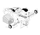 Husqvarna 917376821 drive control/gear case/wheels diagram