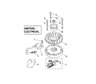 Ariens A173K22 (96146000300) ignition/electrical diagram