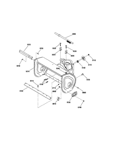 Auger housing