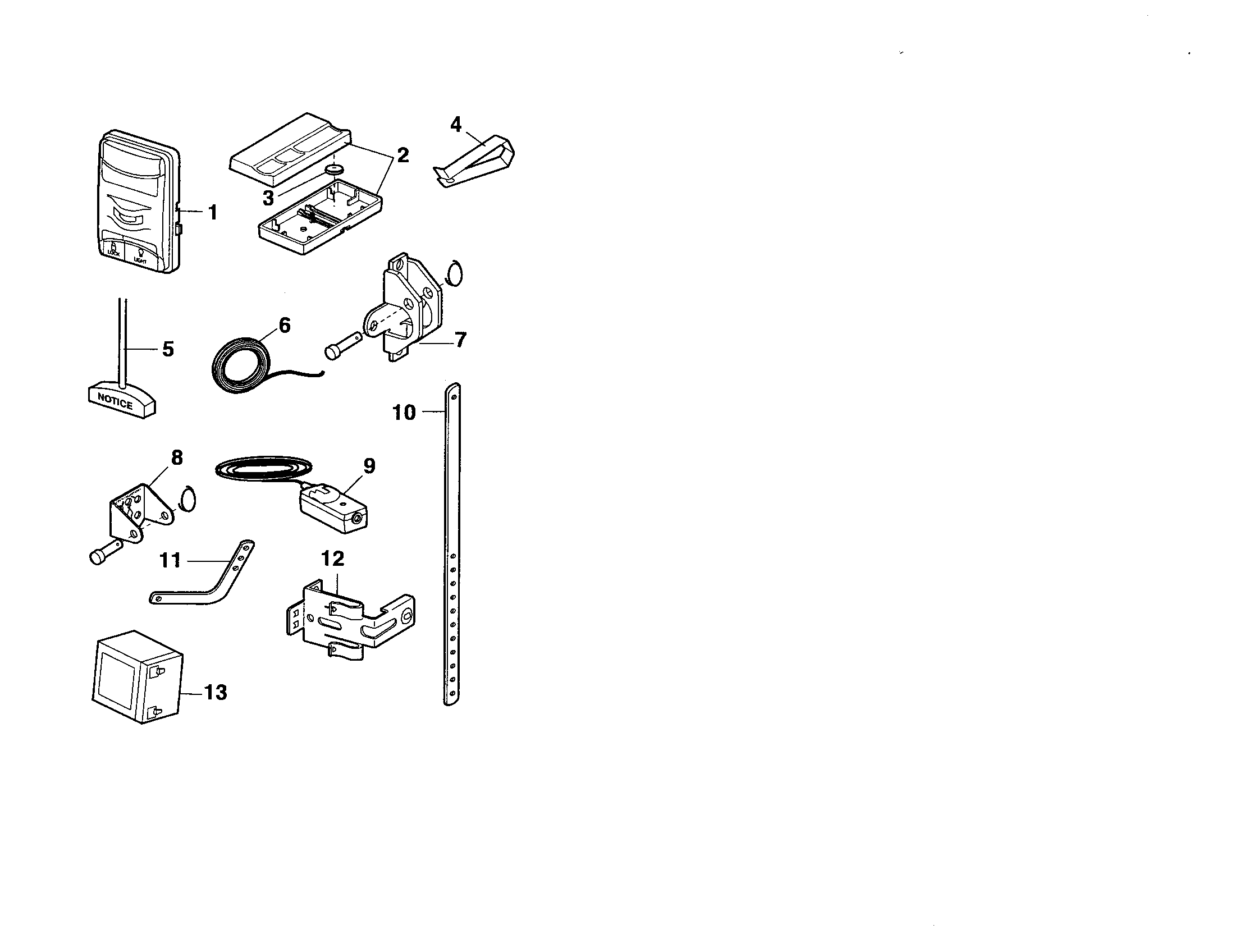 Installation parts