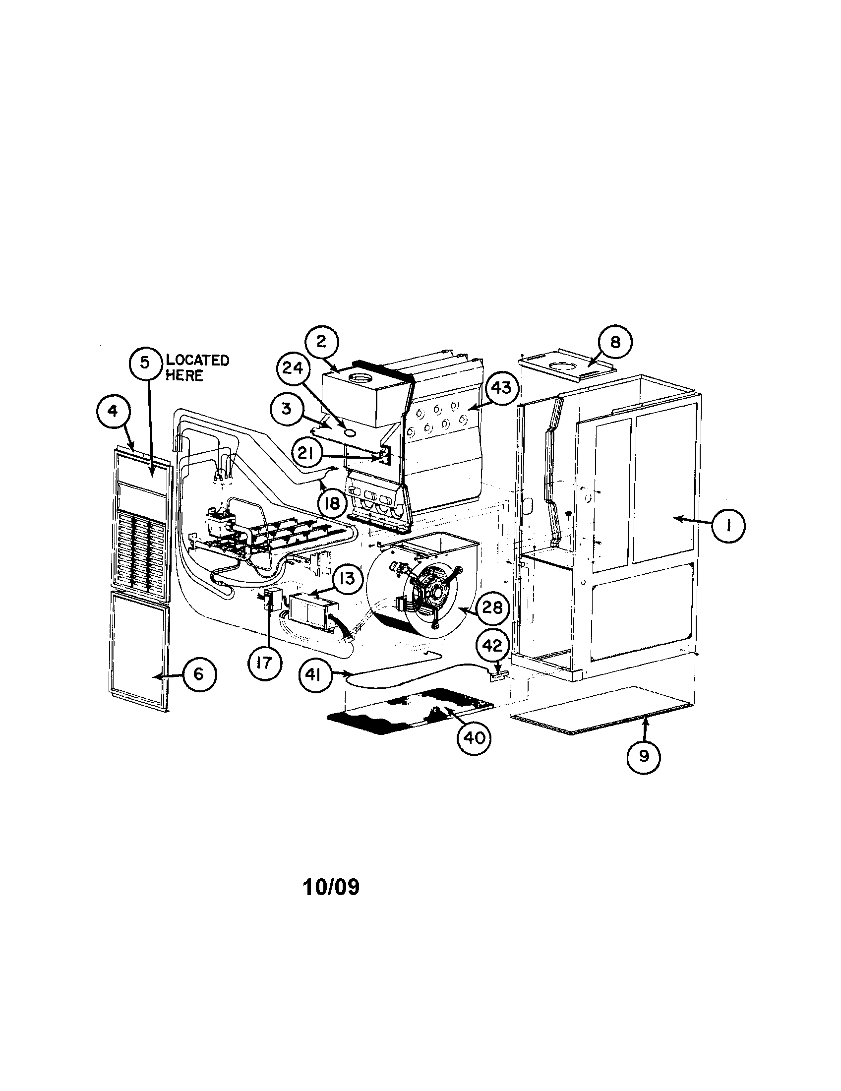 CASING/DRAFTHOOD