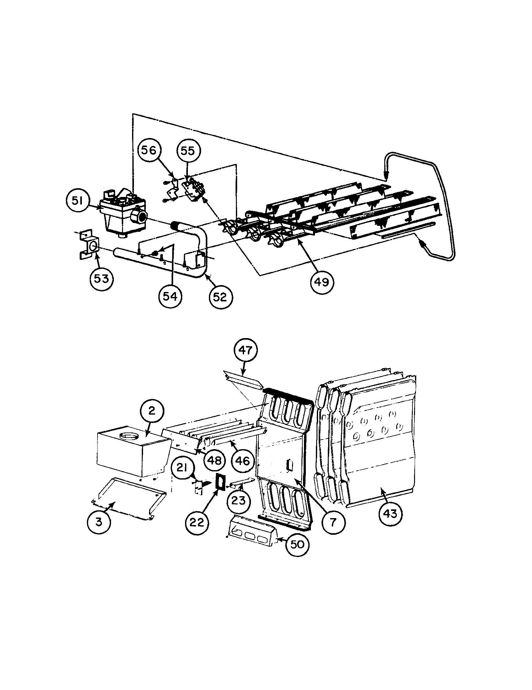 Burner/heat exchanger