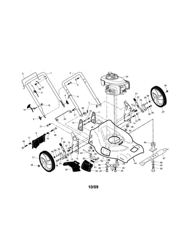 Engine/housing/handle