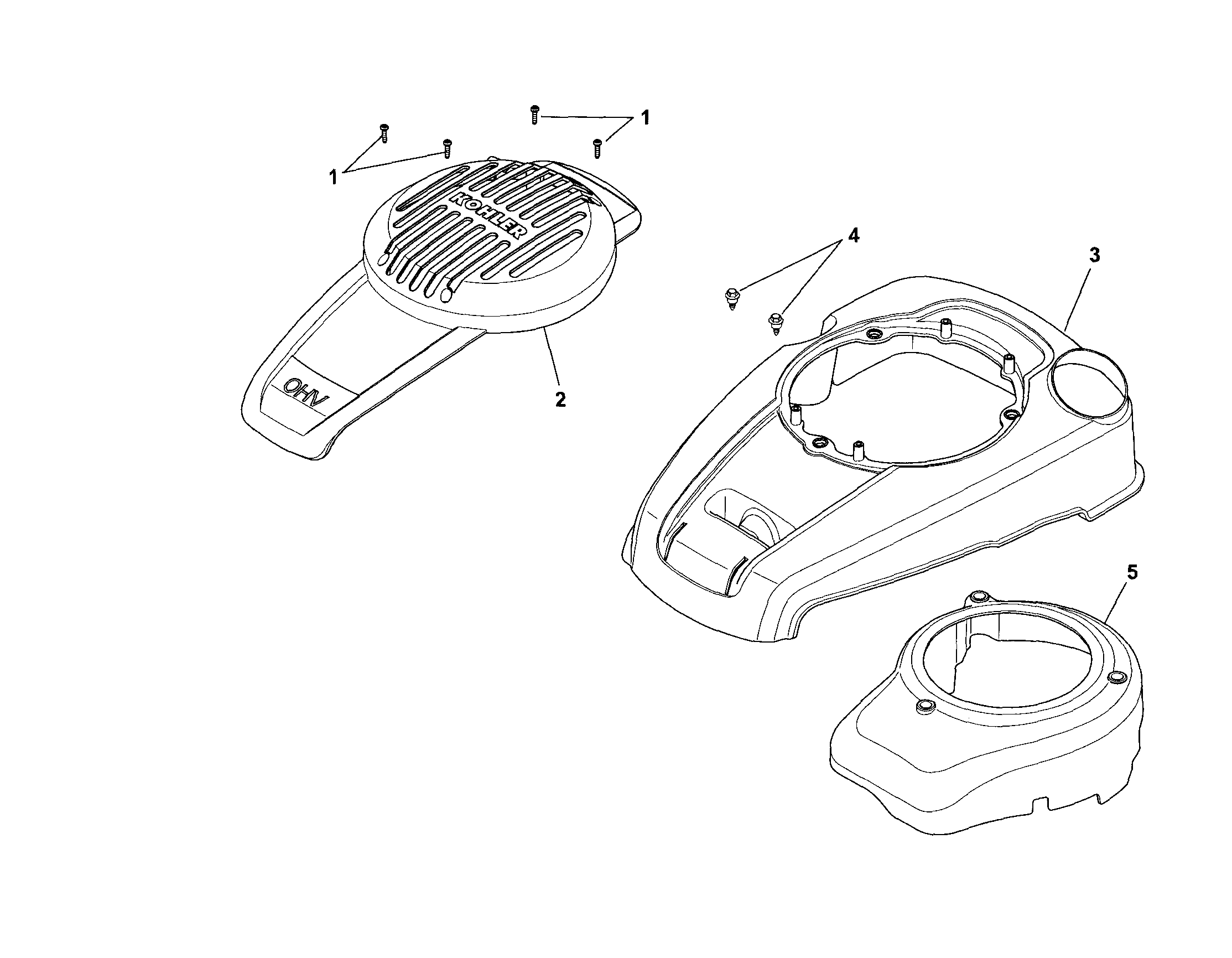 BLOWER HOUSING & BAFFLES