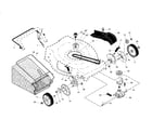 Craftsman 917374053 drive control/gear case diagram