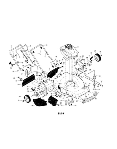 Engine/housing/handle