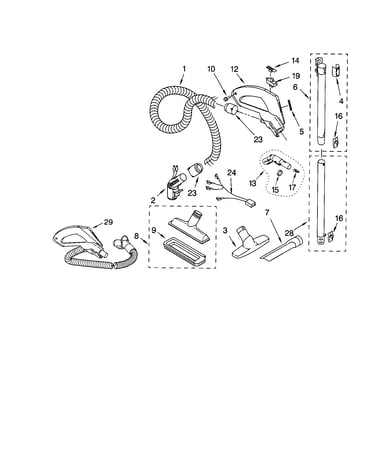 Hose and attachments