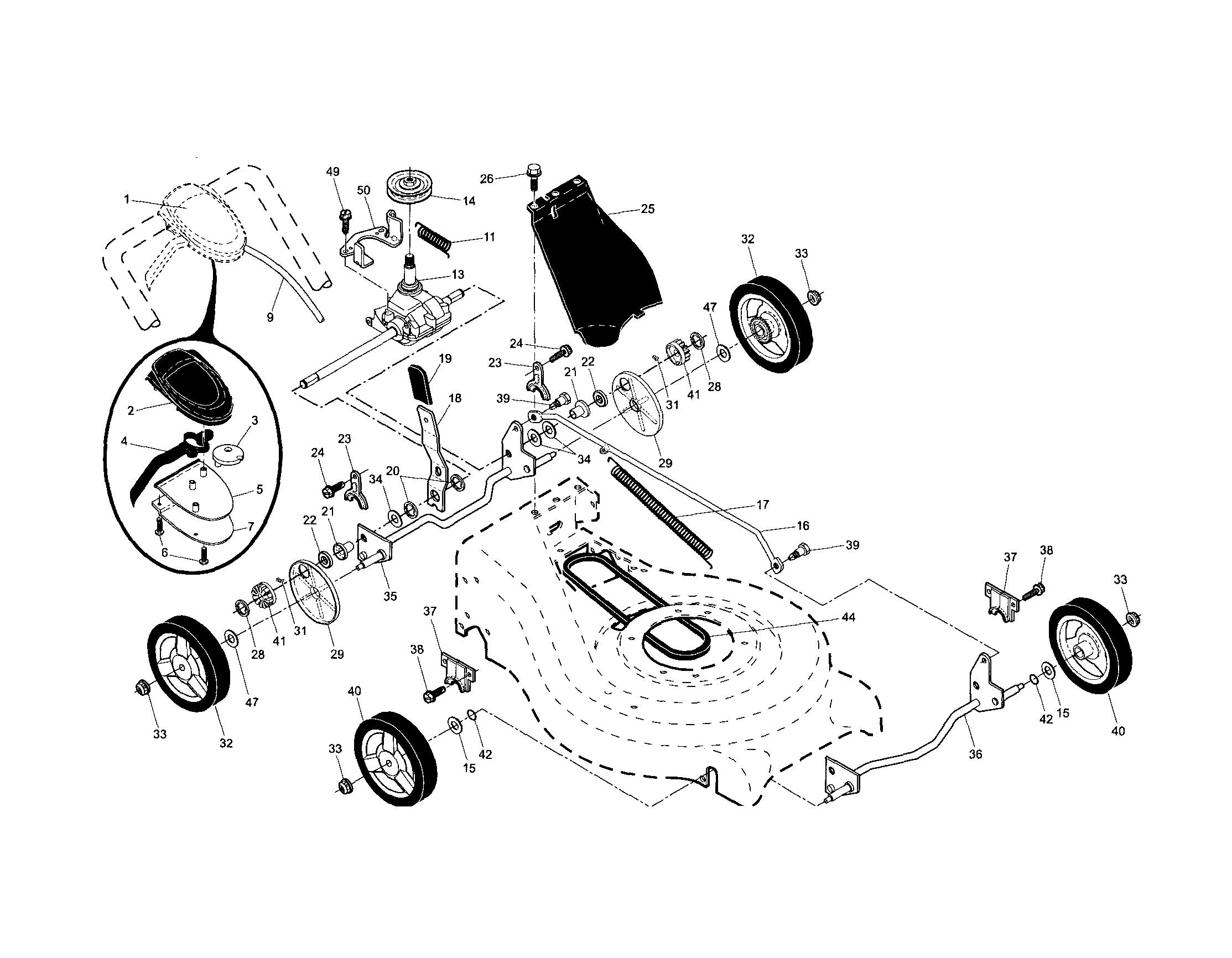 Drive control/gear case