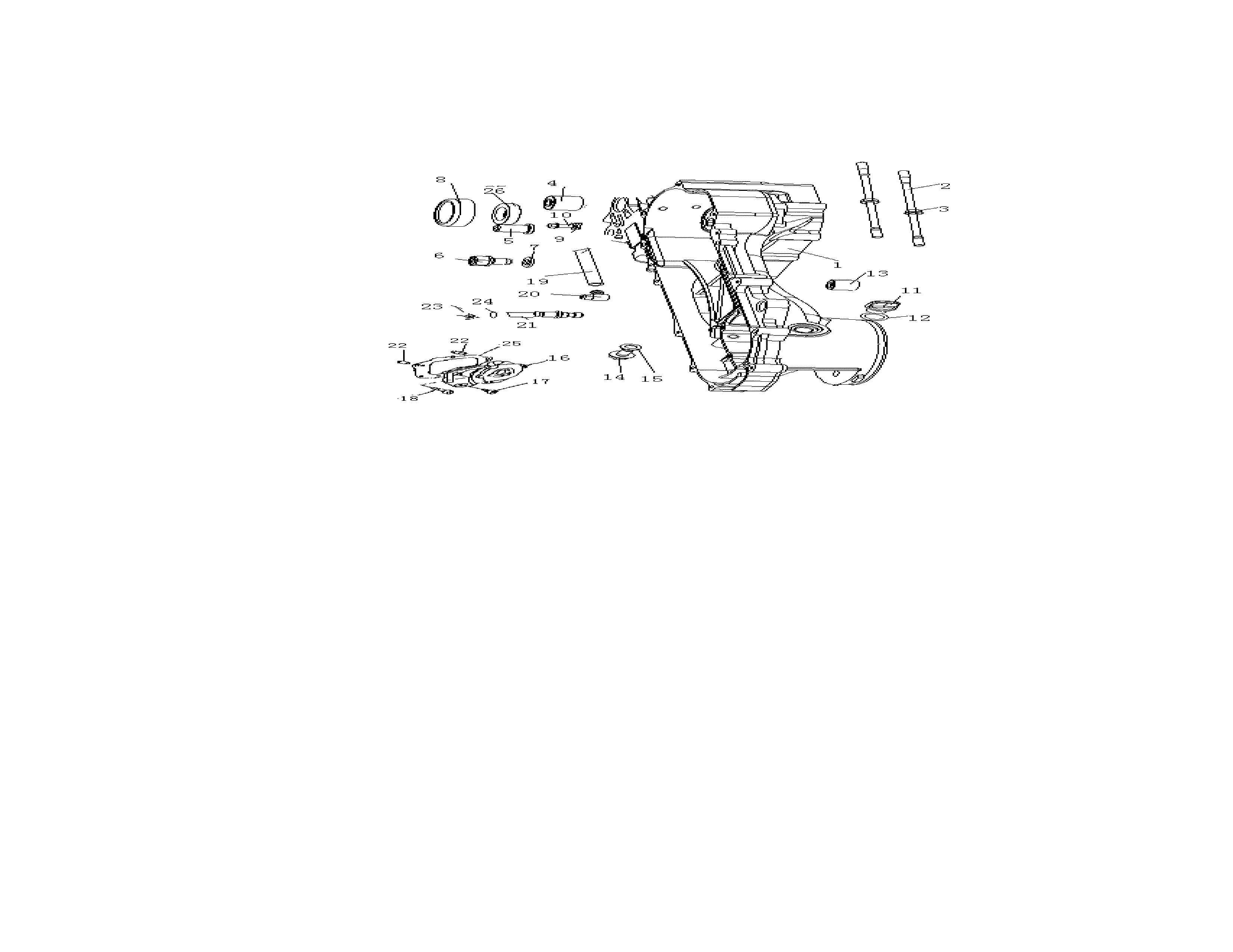 Left crankcase