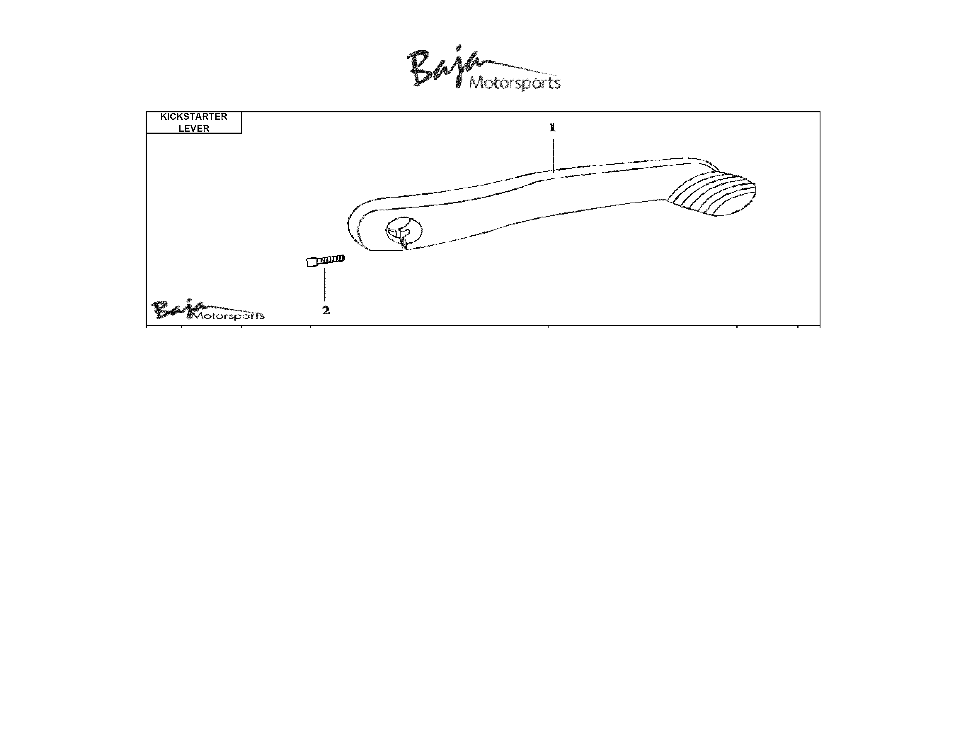 Kickstarter lever