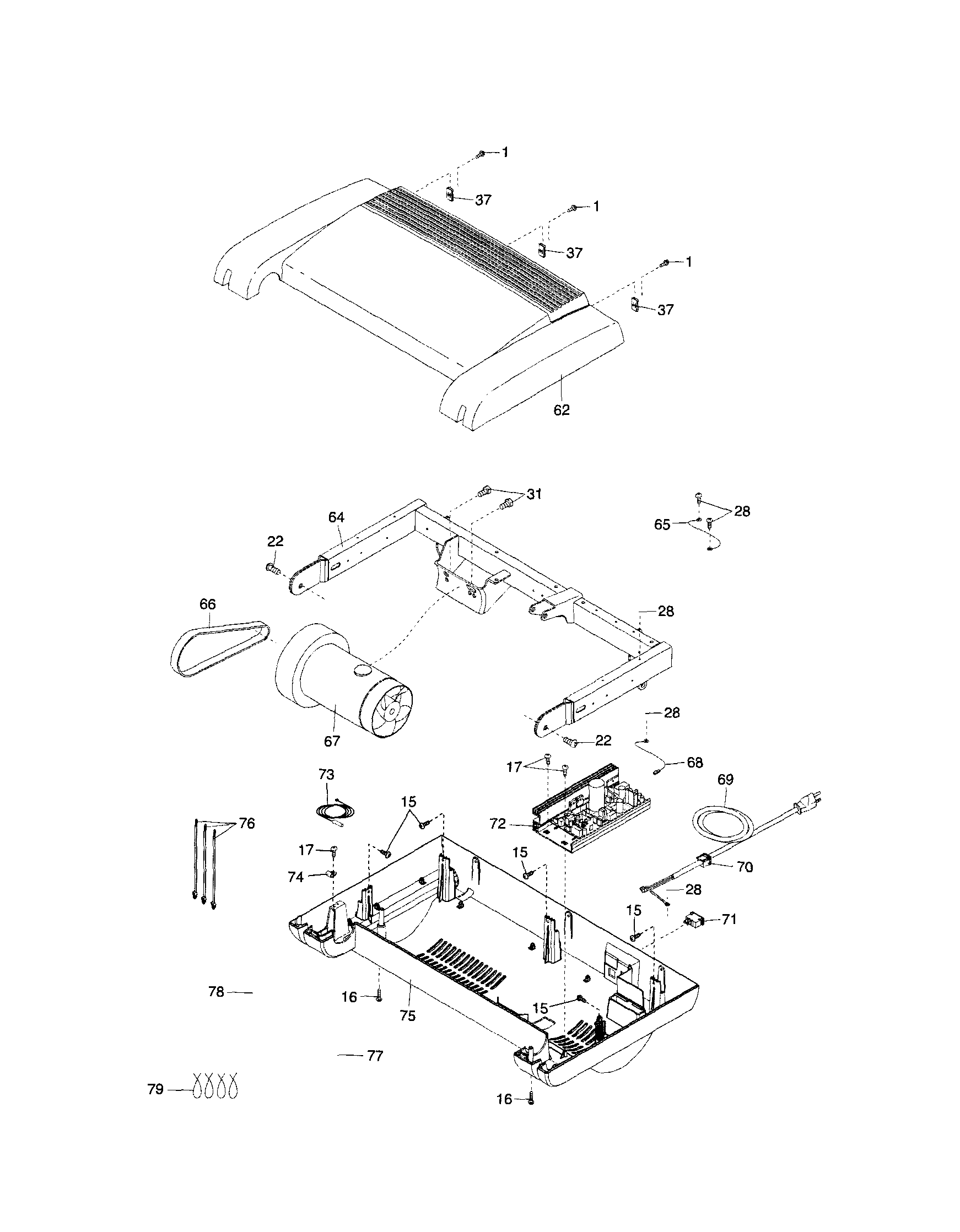 Hood/motor