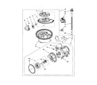 KitchenAid KUDS40FVPA0 pump and motor diagram