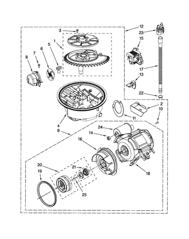 Pump and motor