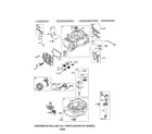 Briggs & Stratton 126T02-0782-B1 cylinder/crankshaft/crankcase diagram