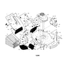Craftsman 917374355 engine/housing/handle diagram