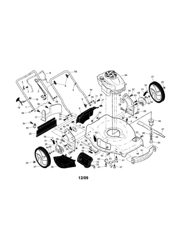 Engine/housing/handle