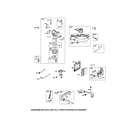 Briggs & Stratton 126L02-0782-F1 carburetor/fuel tank/muffler diagram