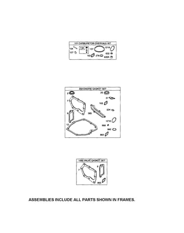 Gasket sets