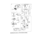 Briggs & Stratton 31P677-1373-B1 blower housing/carburetor diagram