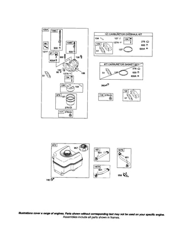 Carburetor/fuel tank