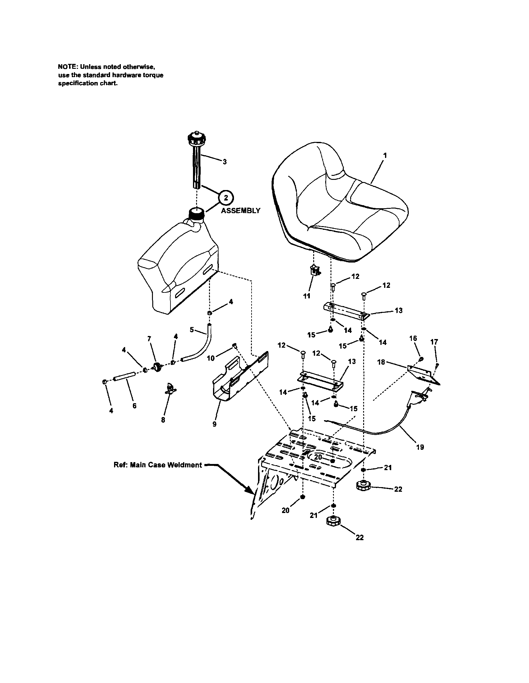 FUEL TANK & SEAT