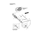 Craftsman 107280340 left hand fender/bearing diagram