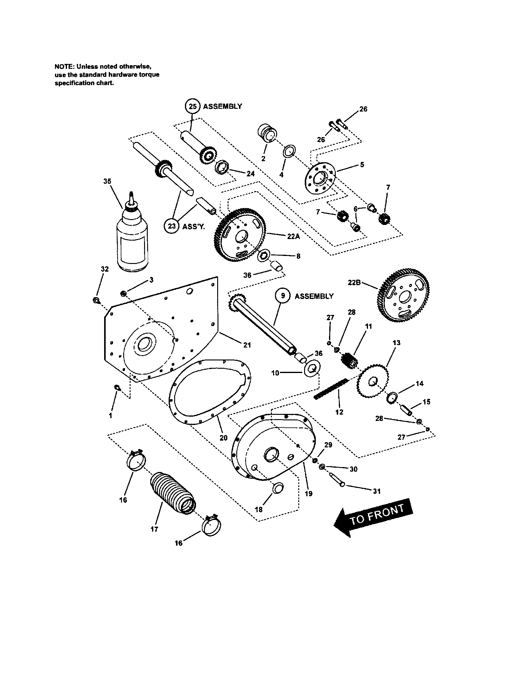 Differential/r.h. fender