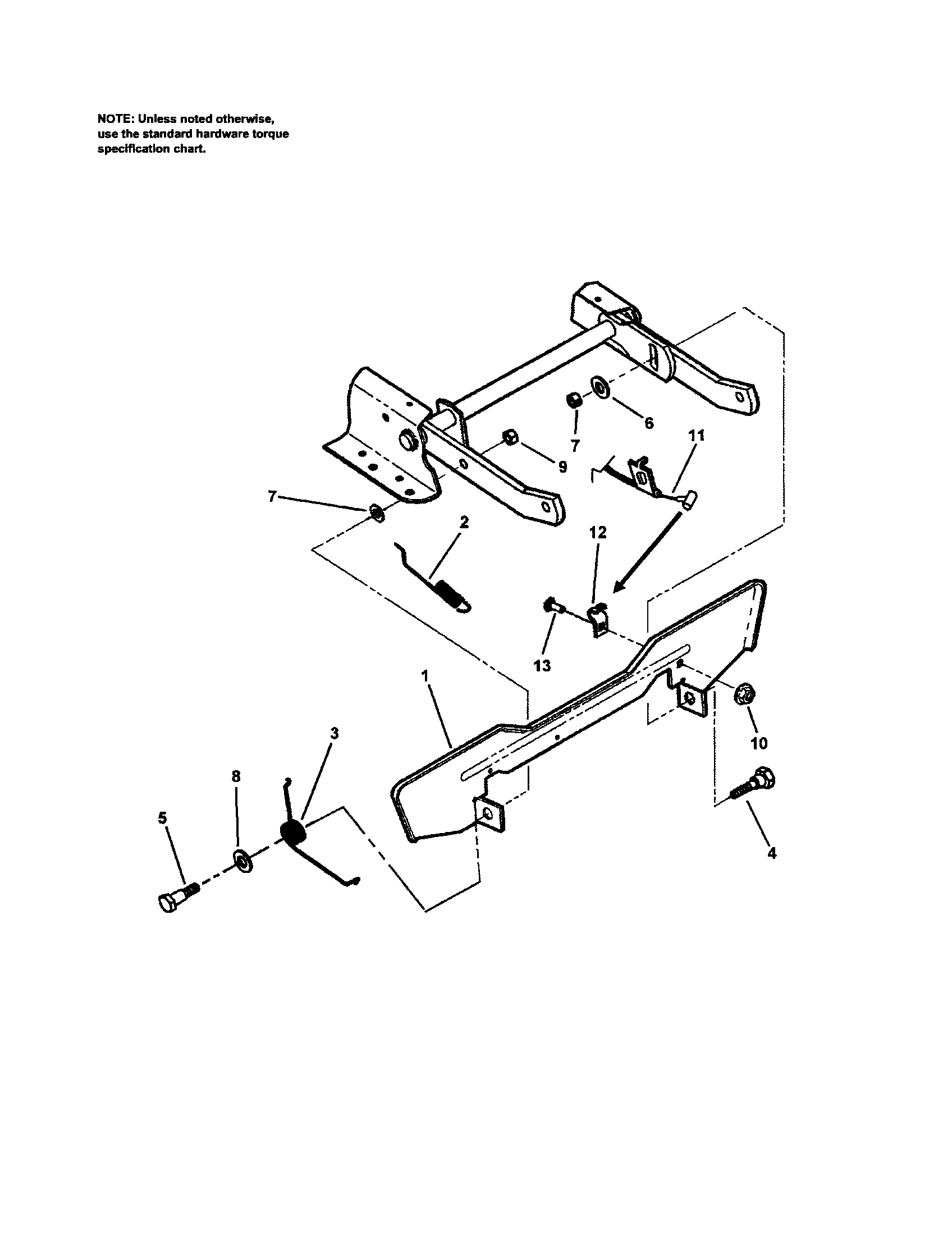 Blade stop pedals