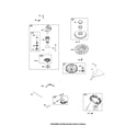 Briggs & Stratton 219977-0130-B1 starter motor/alternator diagram