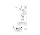Briggs & Stratton 126T02-0301-B1 carburetor/fuel tank diagram