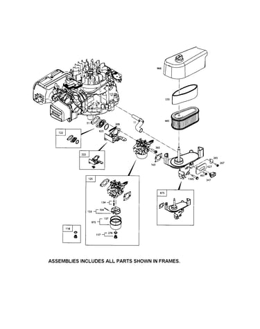 Carburetor/air cleaner