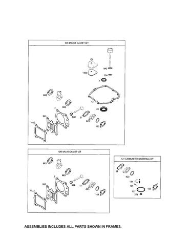 Gasket sets