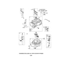 Briggs & Stratton 126L02-0133-F1 cylinder/crankshaft/crankcase diagram