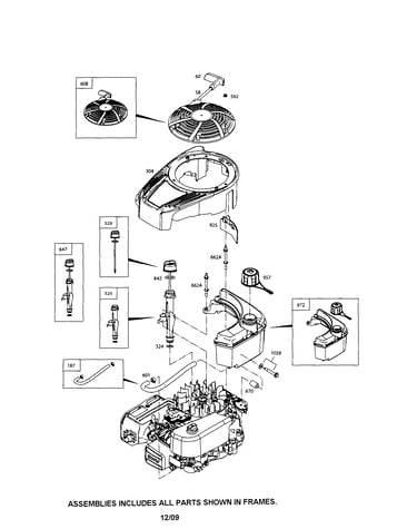 Blower housing/fuel tank