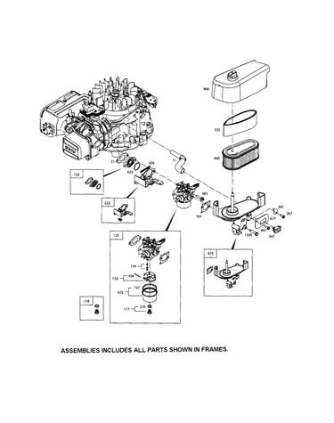 Air cleaner/carburetor