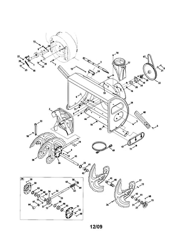 Auger/housing