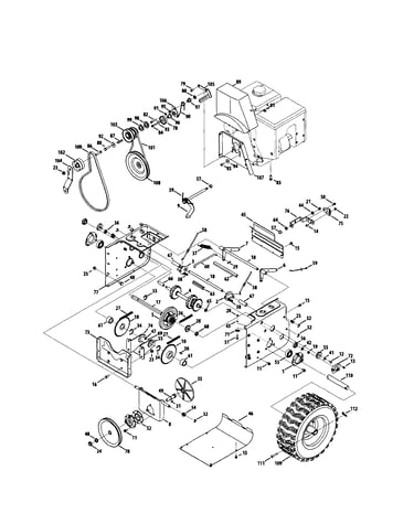 Wheels/steering shaft