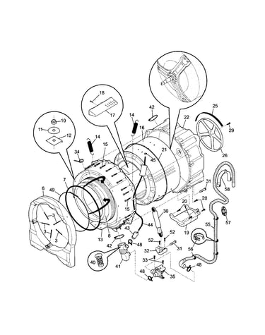 Motor/tub