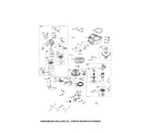 Briggs & Stratton 331877-1371-B1 carburetor/motor-starter diagram