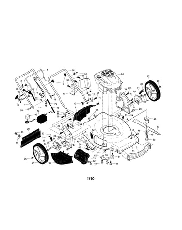 Engine/housing/handle