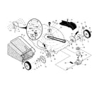 Craftsman 917374061 drive control/gear case/wheels diagram