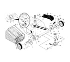 Craftsman 917376543 drive control/gear case/wheels diagram