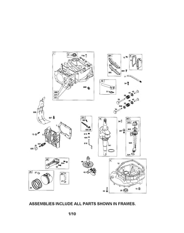 Cylinder/crankshaft/crankcase