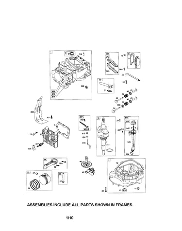 Cylinder/crankshaft/crankcase
