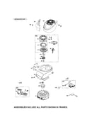 Rewind starter/blower housing