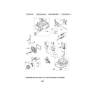 Briggs & Stratton 126L05-1425-F1 cylinder/crankshaft/crankcase diagram