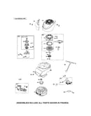 Blower housing/rewind starter