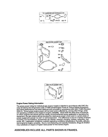 Gasket sets