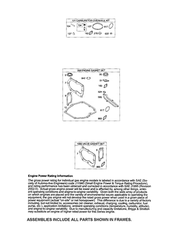 Gasket sets