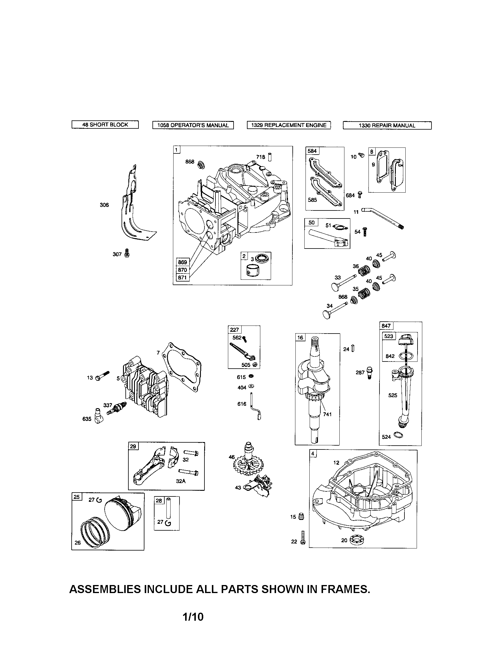 Cylinder/crankshaft/crankcase